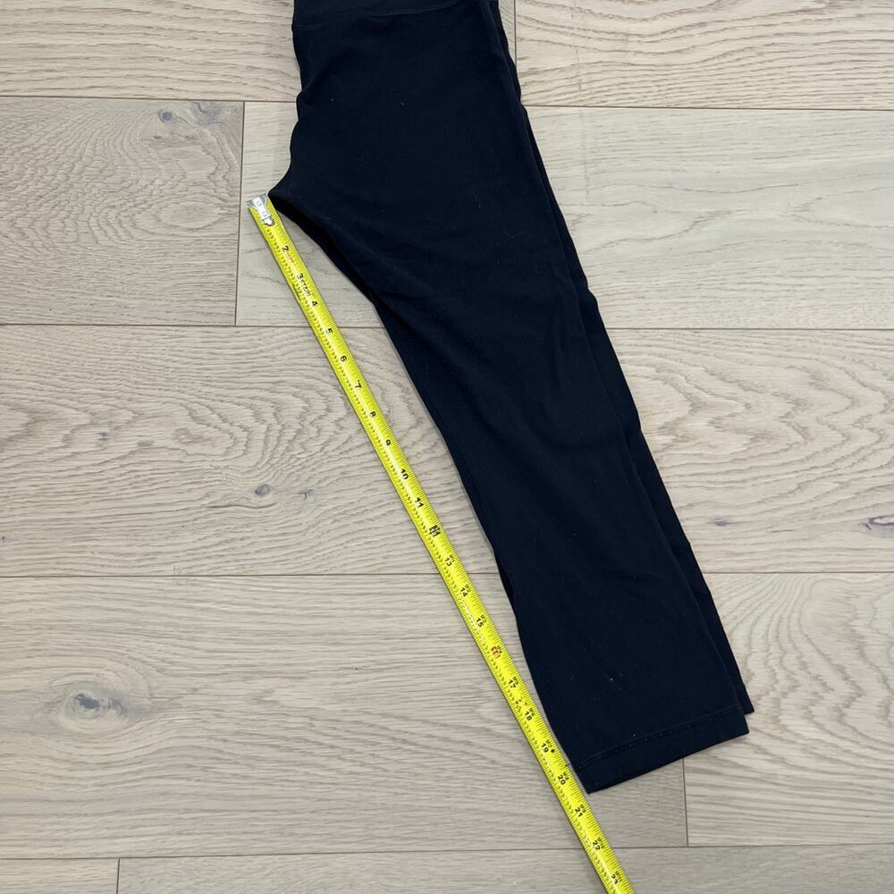 Lululemon Womens Train Time Black Crop Leggings Size 6 - Picture 7 of 8